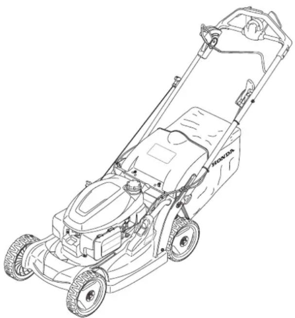 Honda HRX476C - Handgeführter Rasenmacher - 1