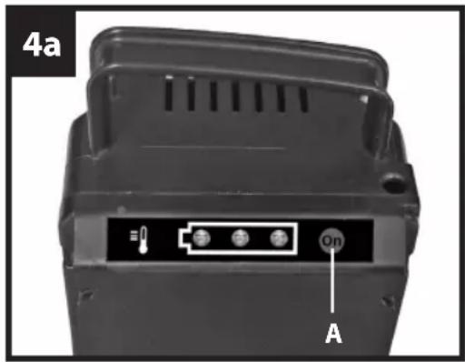 Gardenline GLAR 36 Li - Akkufüllstandsanzeige (Abb. 4a – 4b) - 1