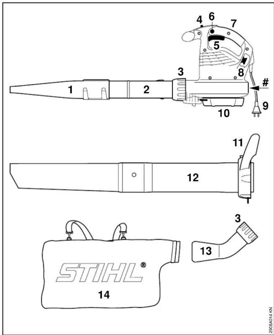 STIHL SH 56 - Podzespoły ulegające zużyciu eksploatacyjnemu - 1
