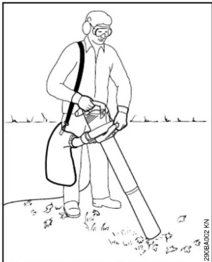STIHL SH 56 - Impiego del dispositivo di aspirazione - 1