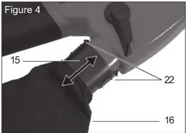 Grizzly ELS 2402 E - Vidange du sac-reservoir (Figure 4): - 3