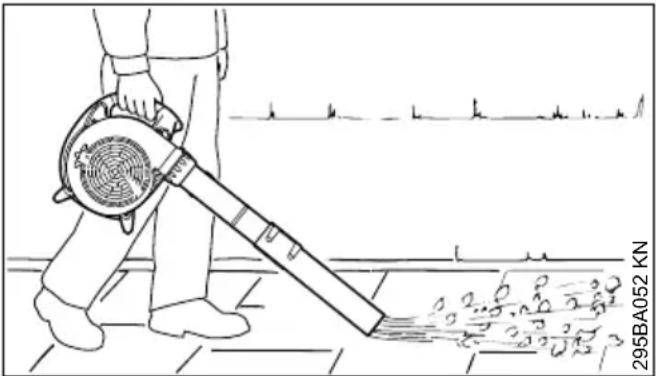 STIHL BG 86 - Utilisation du souffleur - 1