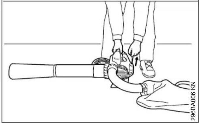 STIHL BG 86 - Regolazione della manopola - 4