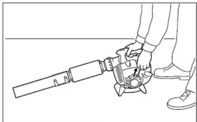 STIHL BG 66 - Drehknopf einstellen - 3