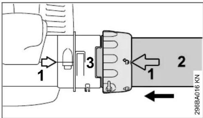 STIHL BG 66 - Blasrohr anbauen - 1