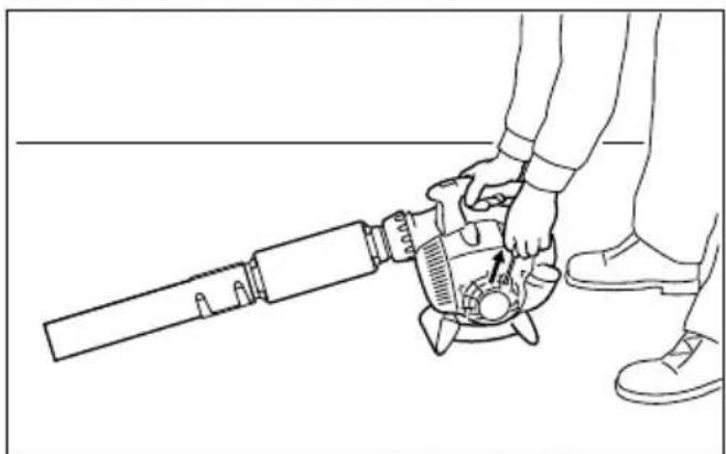 STIHL BG 66 - Regolazione della manopola - 3
