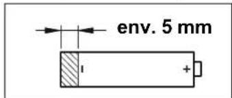 Tevion FKH 394 - Mise en place des piles - 1
