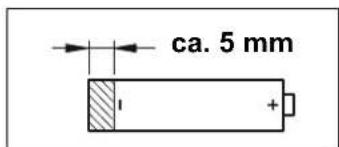 Tevion FKH 394 - Inserimento delle batterie - 1