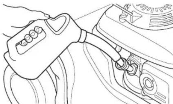 Honda HRM536C - Changement de I'huile moteur - 2