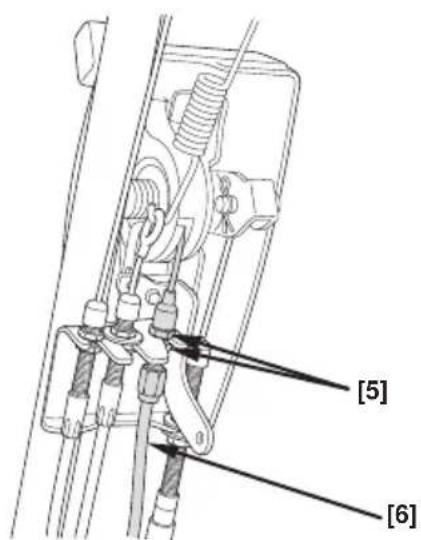 Honda HRM536C - INSPECTION DU CABLE DES GAZ - 3