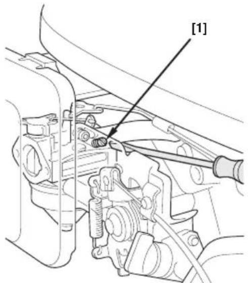 Honda HRB536C - Réglage du carburateur - 1