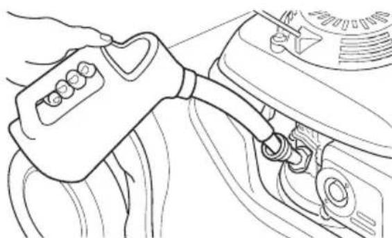Honda HRB536C - Changement de I'huile moteur - 2