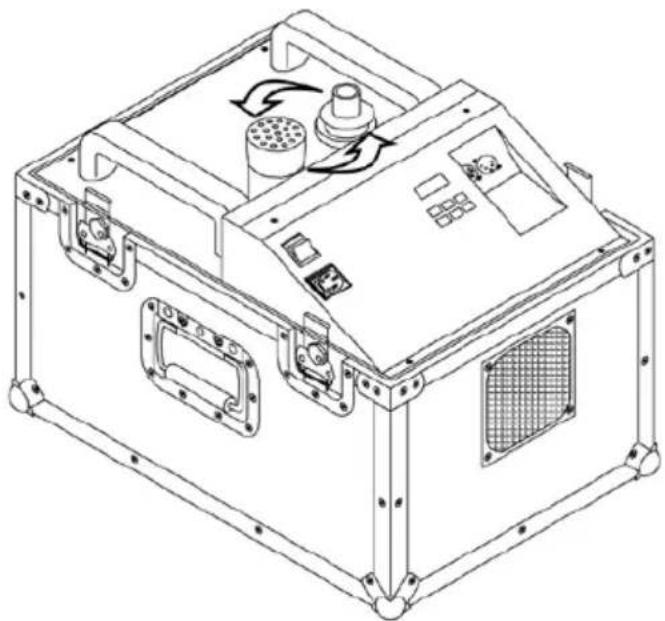 Antari HZ500 - Direct haze - 1
