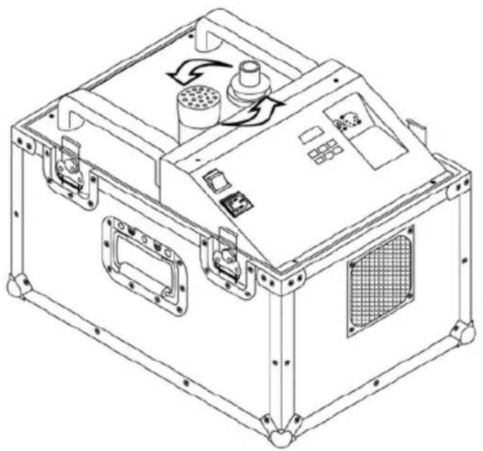 Antari HZ500 - Production directe de brouillard - 1
