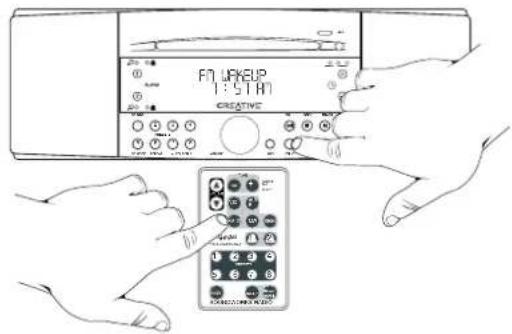 CREATIVE CD 740 - Adjusting The Wakeup Settings - 2