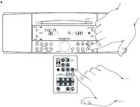 CREATIVE CD 740 - Stations in preselectiereeksen opslaan - 1