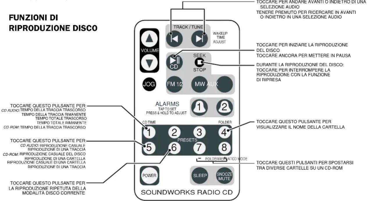 CREATIVE CD 740 - FUNZIONI RADIO E SVEGLIA - 5