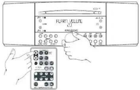 CREATIVE CD 740 - Adjusting The Wakeup Settings - 3