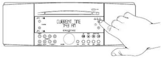 CREATIVE CD 740 - Selecting The Radio Bands - 1