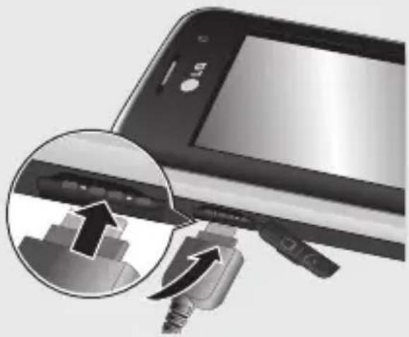 LG KT520 - Remettez le couvercle de la batterie en place. - 1