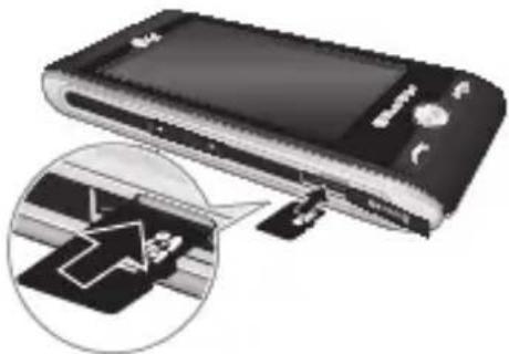 LG GX500 - Installing a memory card - 1