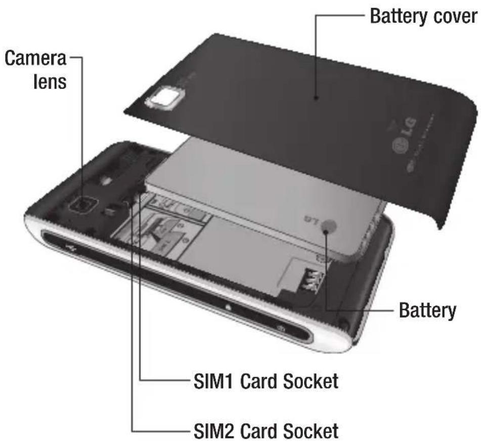 LG GX500 - Open view - 1