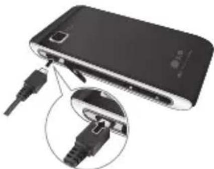 LG GX500 - Charging your phone - 1
