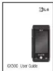 LG GX500 - User Guide - 1