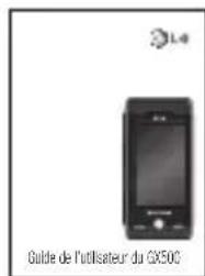 LG GX500 - Guide de l'utilisateur - 1