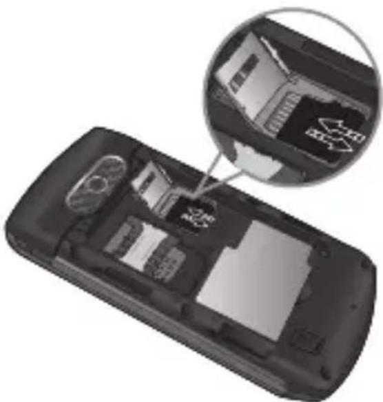 LG GU230 - Installazione di una scheda di memoria - 1