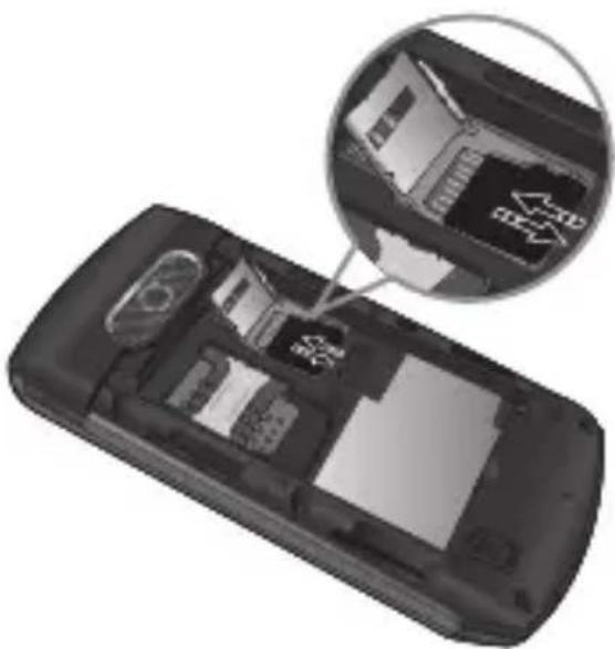LG GU230 - Installing a Memory Card - 1