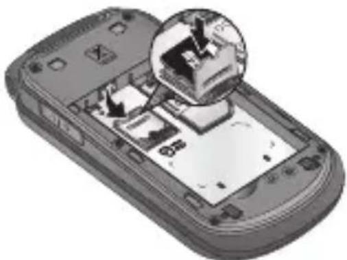 LG A250 - Installing a memory card - 1