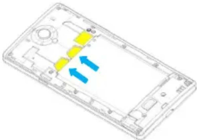 HAIER W816 - Insérer la carte sim - 1