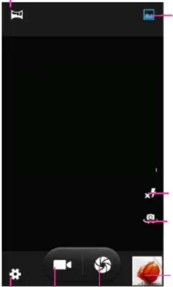 HAIER W816 - Prendre des photos et enregistrer des vidéos - 2