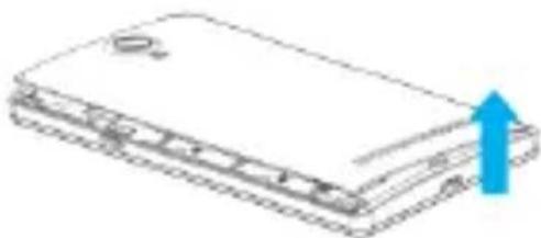 HAIER W816 - Retirer le cache de la batterie - 1