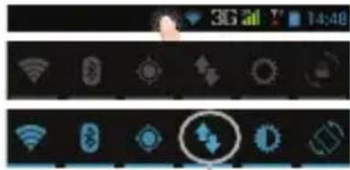 ARCHOS 45 Platinum - Activación de los datos móvil - 1