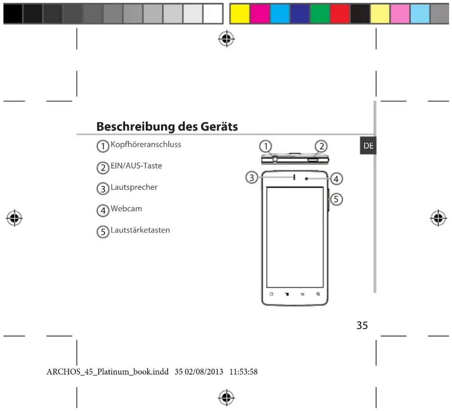 ARCHOS 45 Platinum - 1