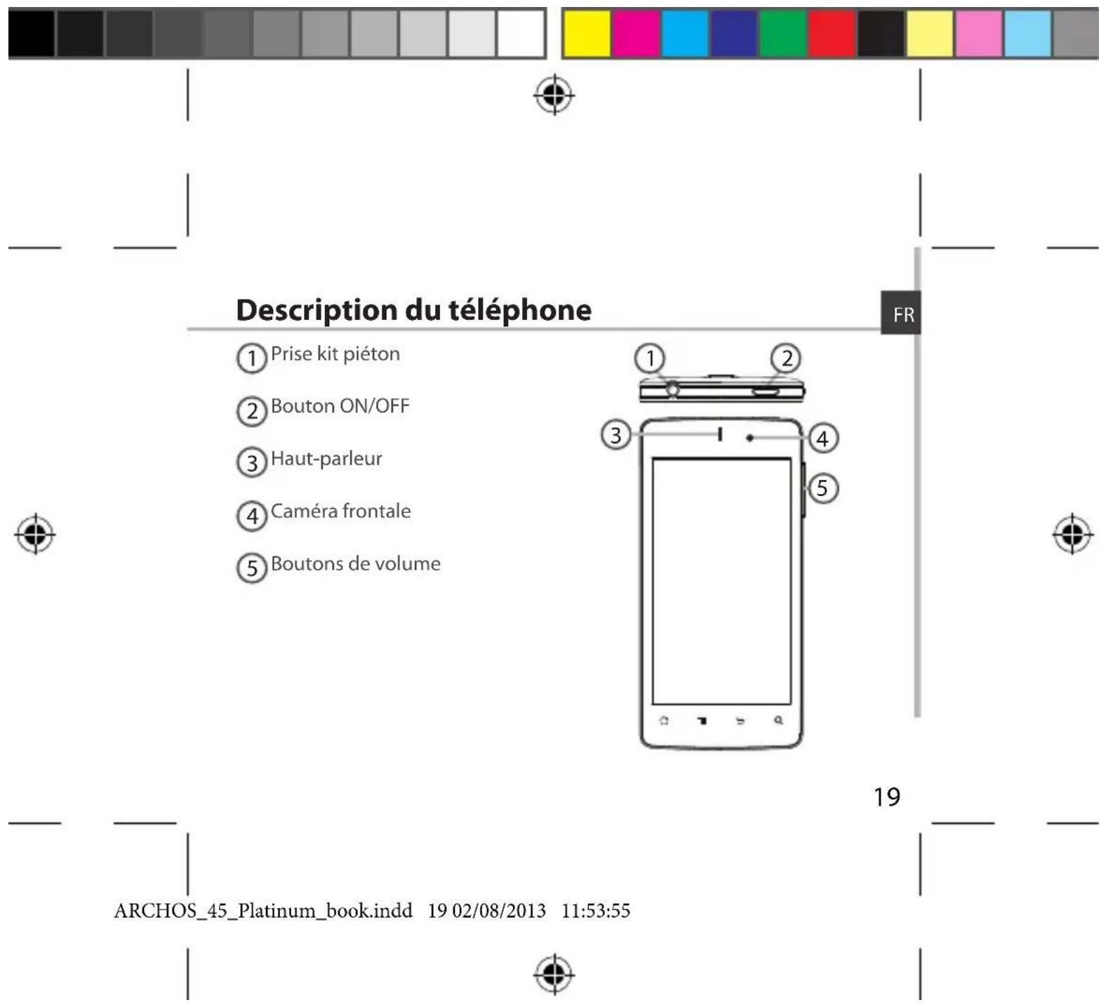 ARCHOS 45 Platinum - Contenu de la boîte - 1
