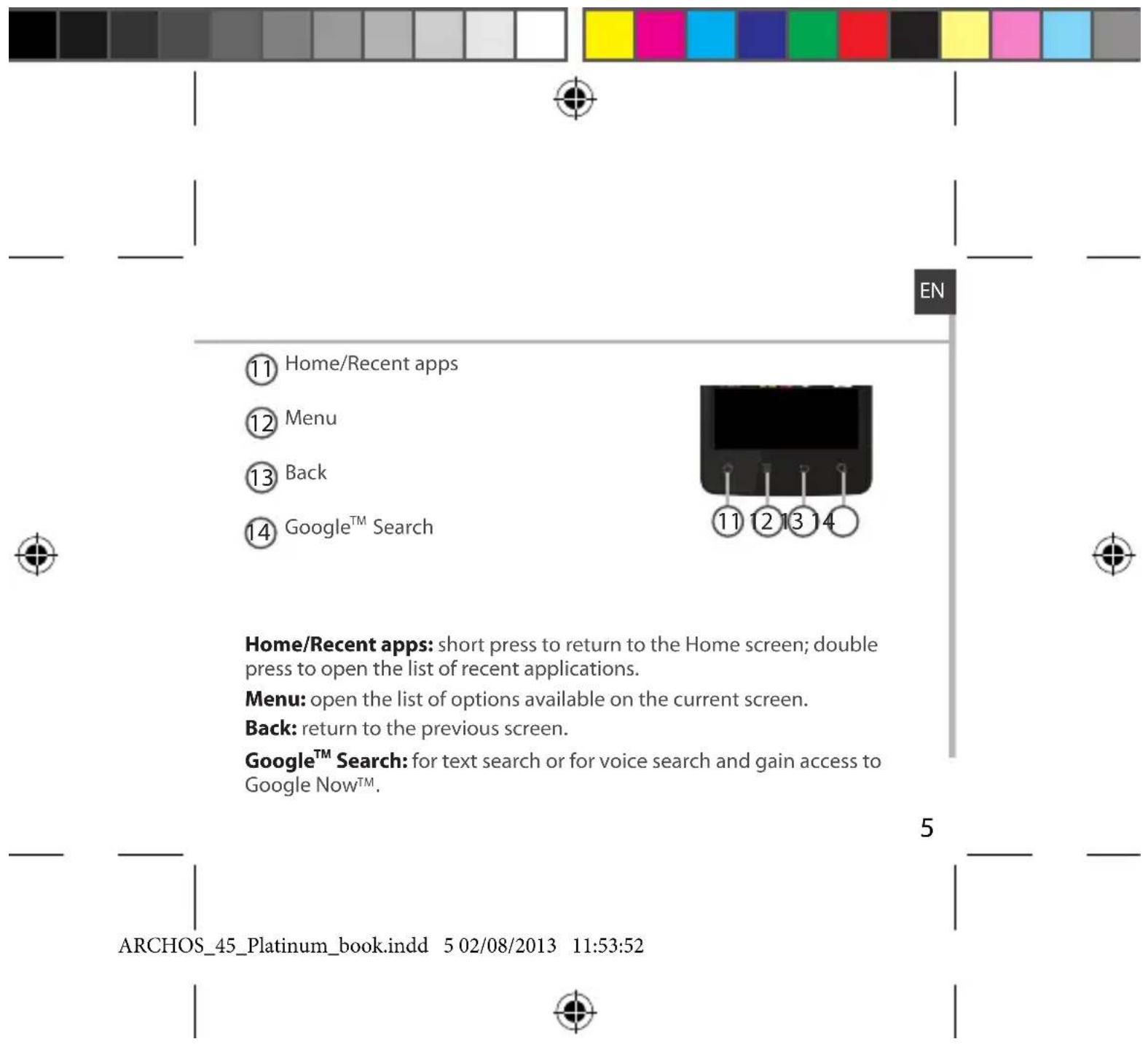 ARCHOS 45 Platinum - Package Contents - 3