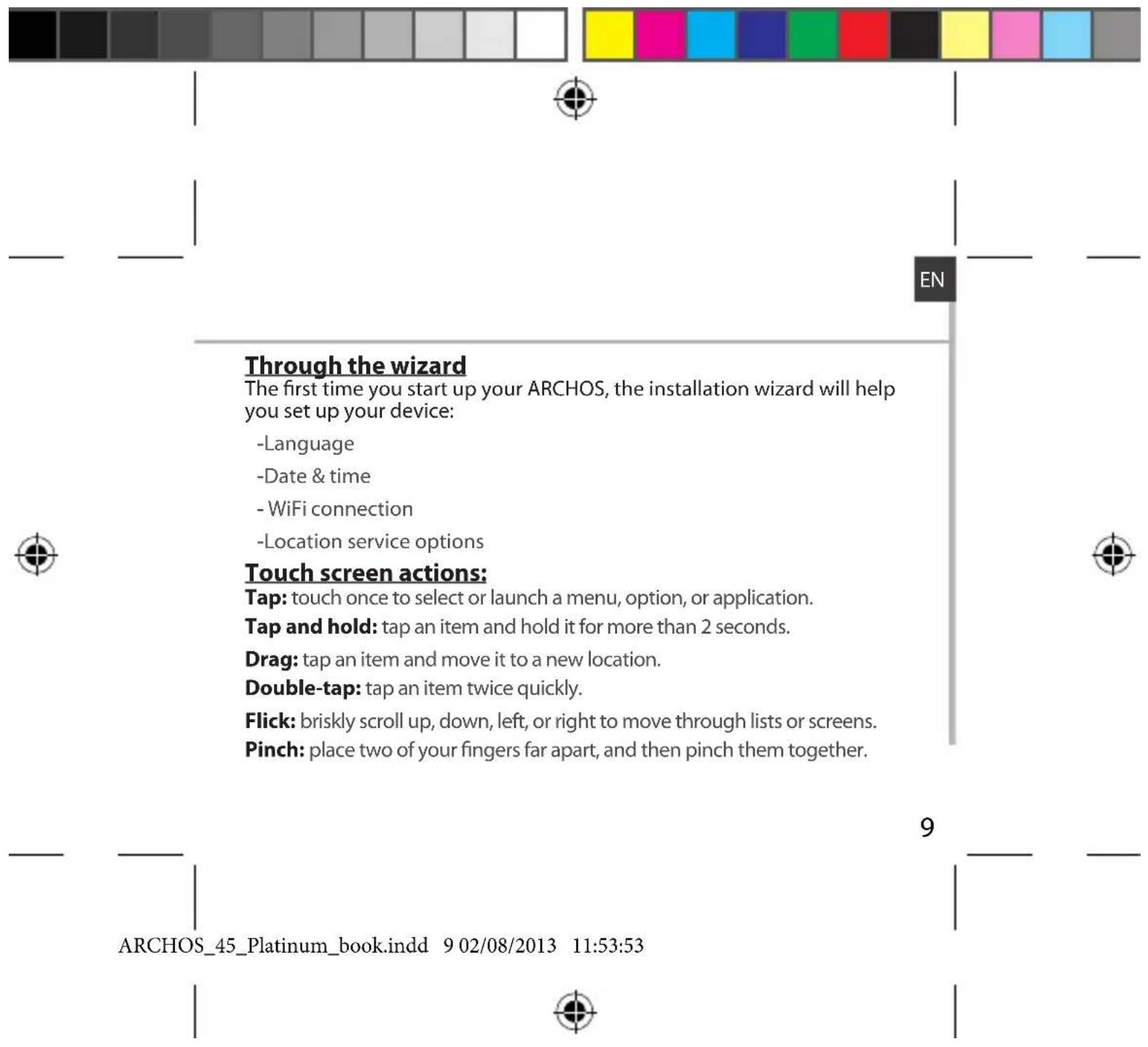 ARCHOS 45 Platinum - Tip: - 1