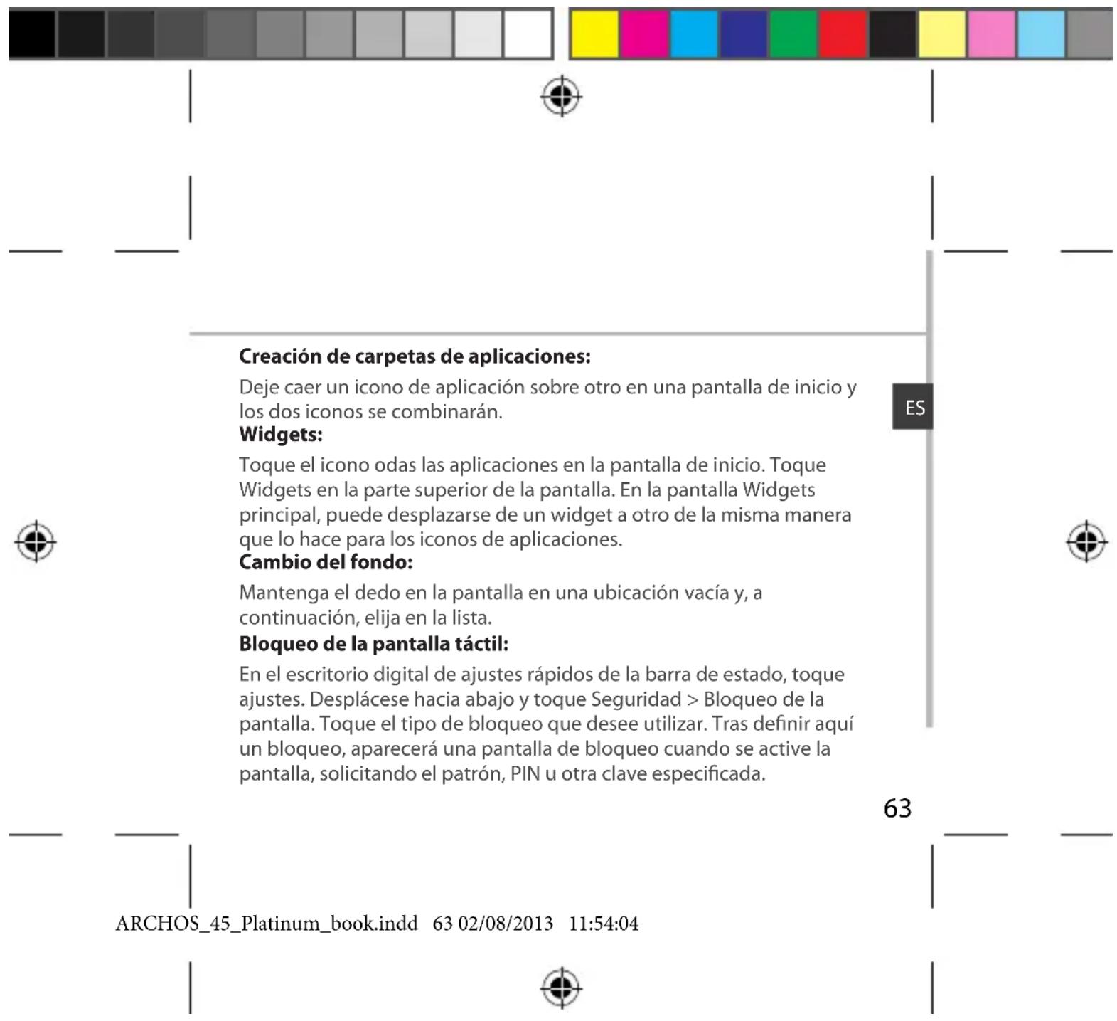 ARCHOS 45 Platinum - Para familiarizarse con Android™ - 1