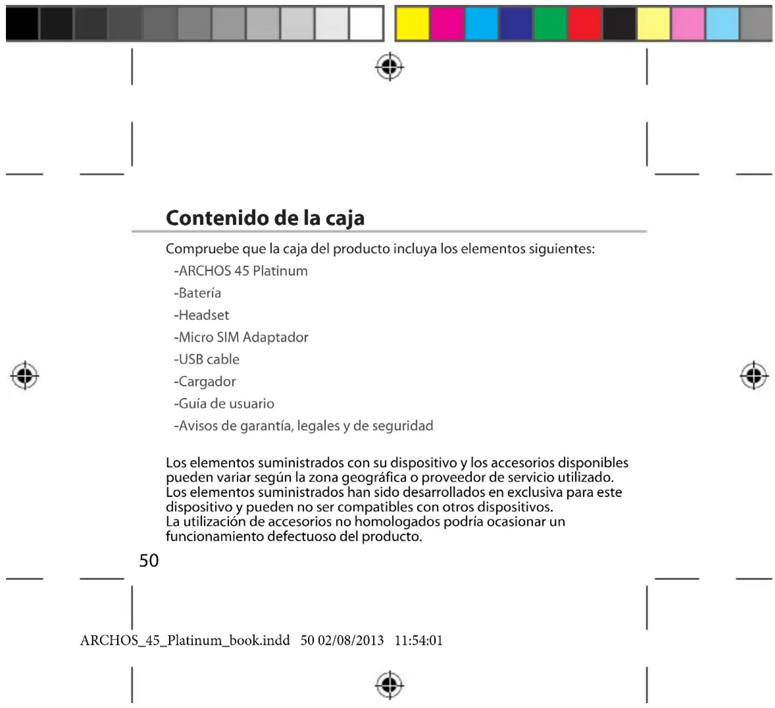 ARCHOS 45 Platinum - Fehlerbehebung - 2