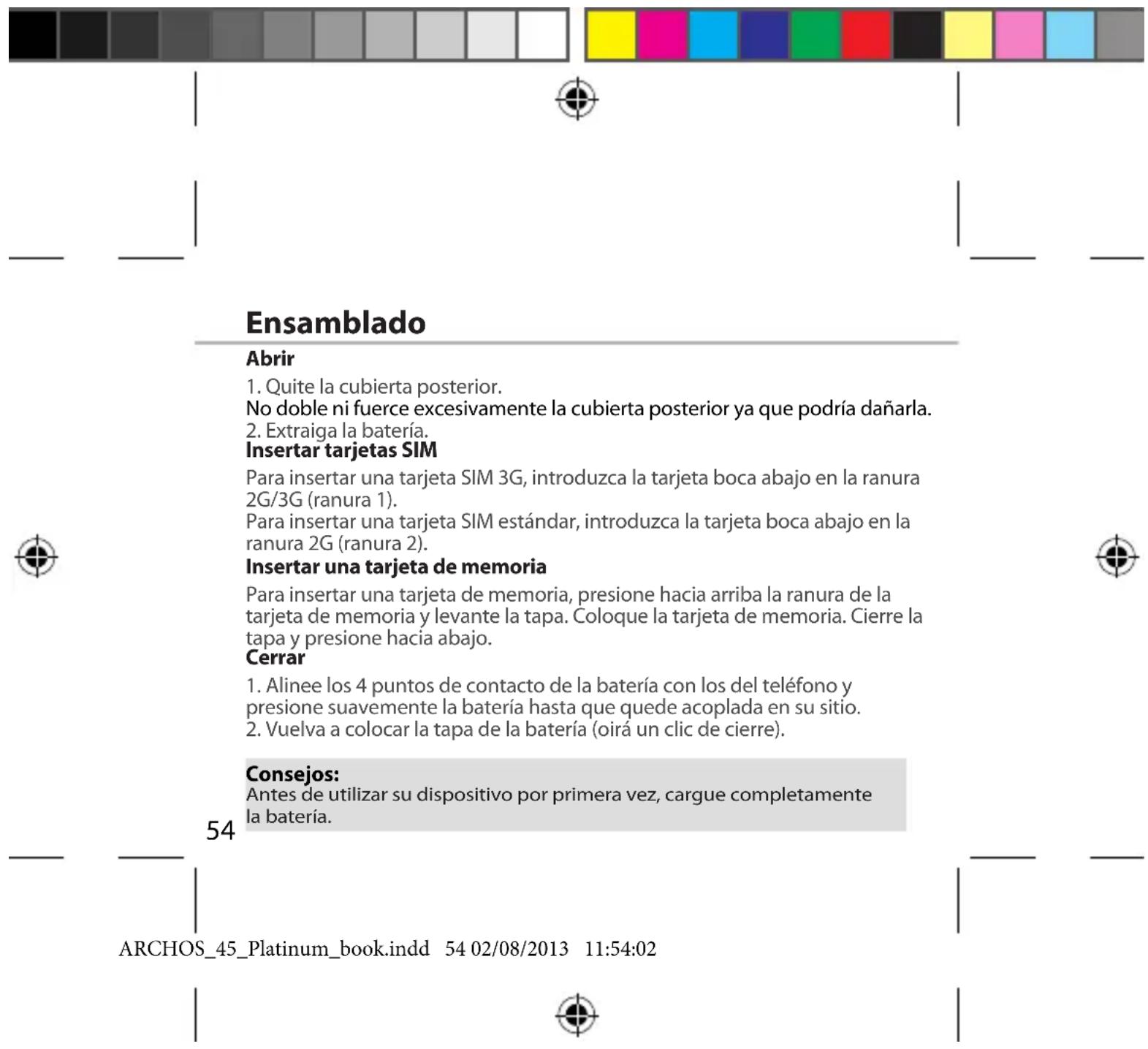 ARCHOS 45 Platinum - Fehlerbehebung - 6