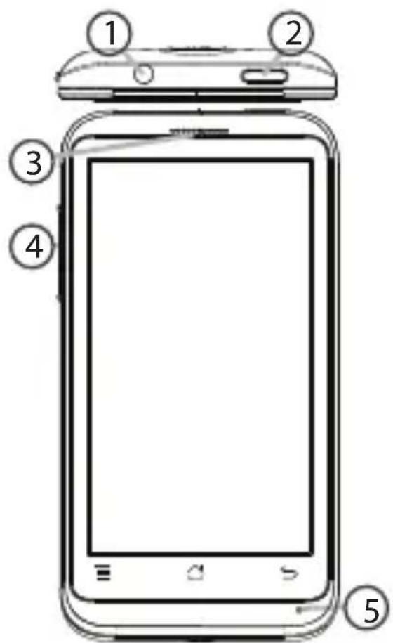 ARCHOS 35 Titanium - Description of the phone - 1