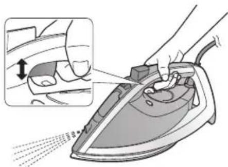 PANASONIC NIWT980 - Simply push the Spray Mist Trigger whenever spray is desired. - 1