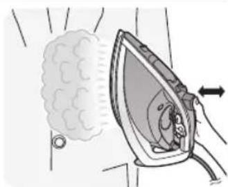 PANASONIC NIWT980 - How to use the "Vertical Steam" feature - 1