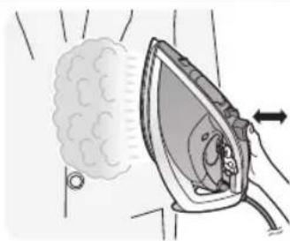 PANASONIC NIWT980 - Comment utiliser la fonction « vapeur à la verticale » - 1
