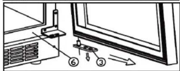 VESTFROST W 45 - Change of hinge side - W45 - 3