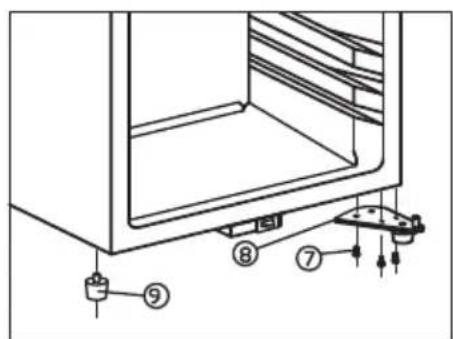 VESTFROST W 45 - Change of hinge side - W32 - 3