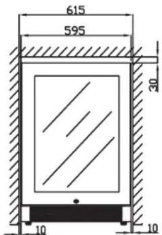 VESTFROST W 45 - Kalusteasennus - 2